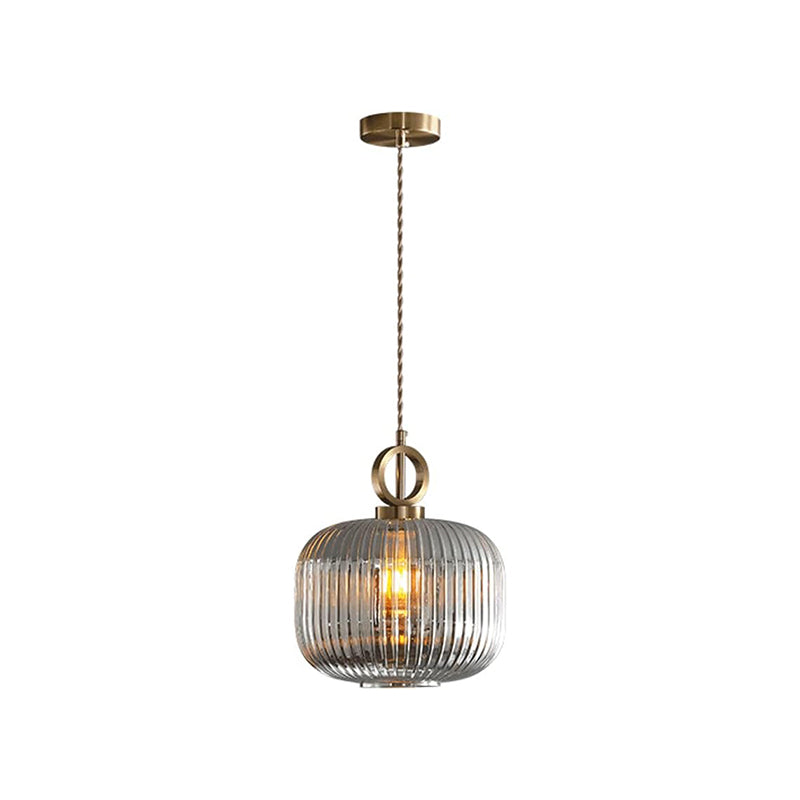 WOMO Suspension Abat Jour Verre Strié-WM2264