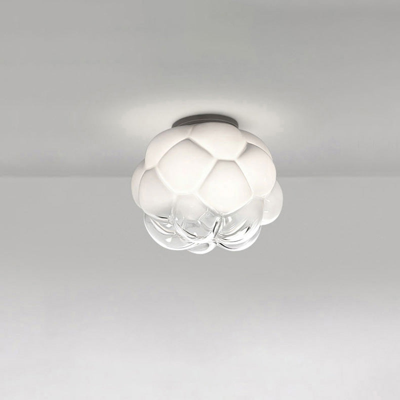 WOMO Plafonnier Nuage Boule Opaline - WM1036