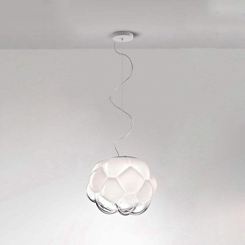 WOMO Plafonnier Nuage Boule Opaline - WM1036