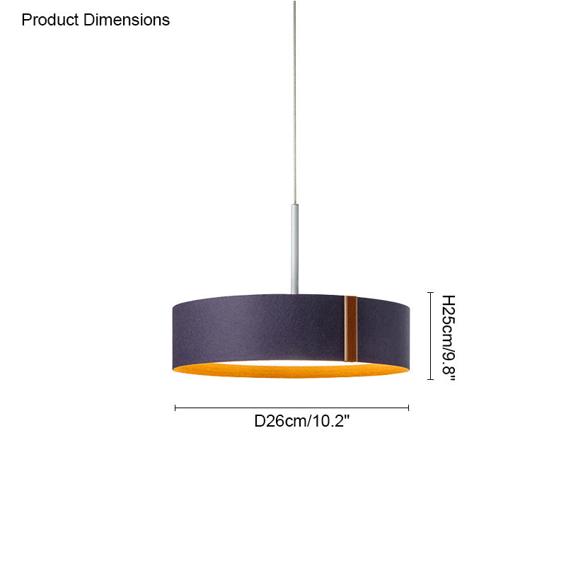 Suspension en feutre de tambour WOMO-WM2149