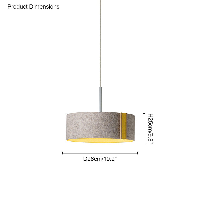 Suspension en feutre de tambour WOMO-WM2149