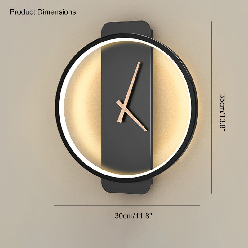 Horloge murale WOMO avec lumière LED-WM6012