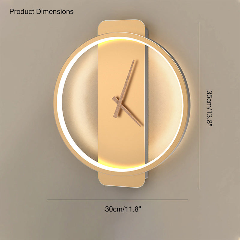 Horloge murale WOMO avec lumière LED-WM6012