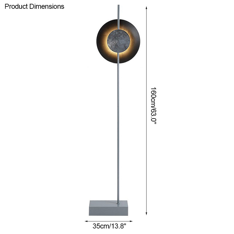 WOMO Lampe sur Pied Ronde Éclipse Solaire - WM7040