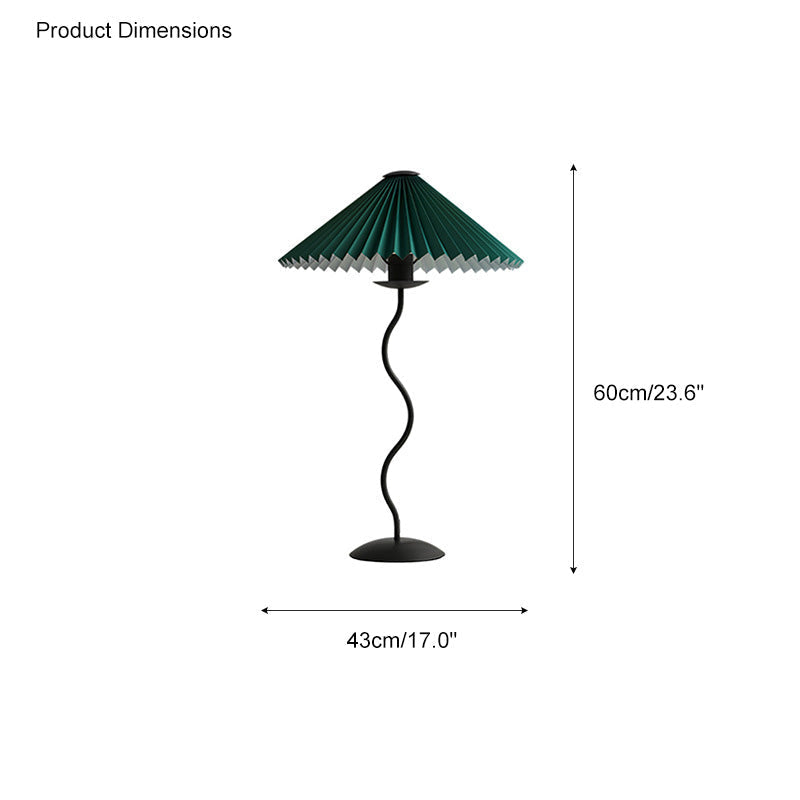 WOMO Lampe sur Pied Volute Plissée - WM7011