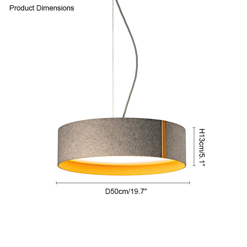 Suspension en feutre de tambour WOMO-WM2149