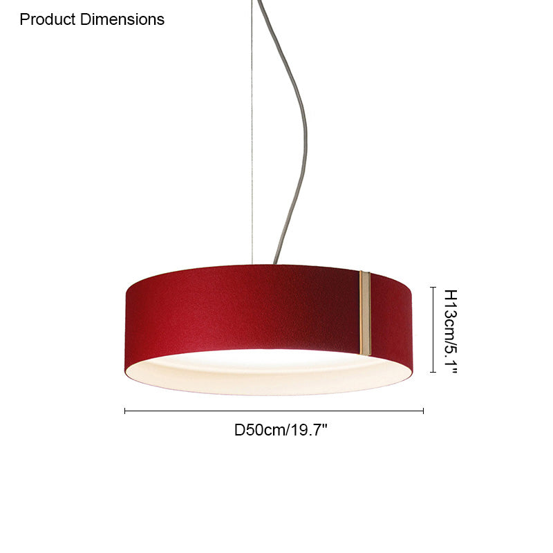 Suspension en feutre de tambour WOMO-WM2149