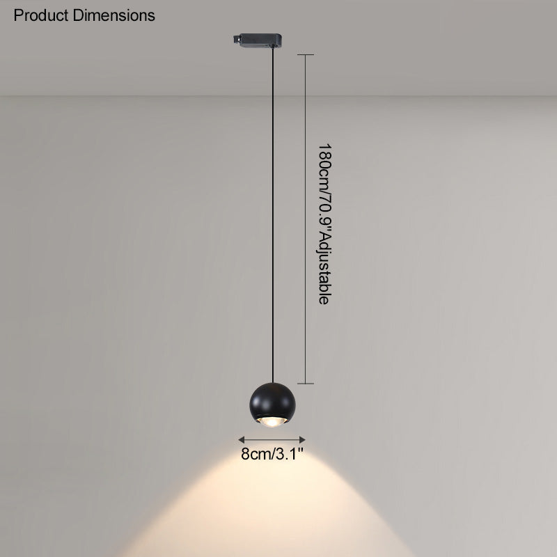 Suspension WOMO Spotlight pour éclairage sur rail-WM2163