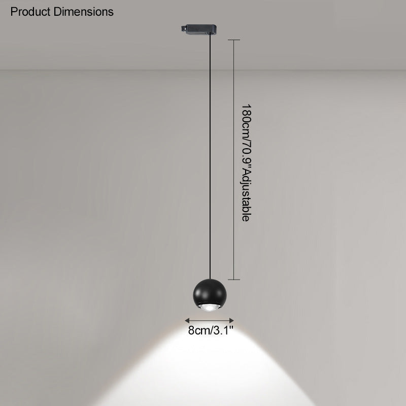 Suspension WOMO Spotlight pour éclairage sur rail-WM2163