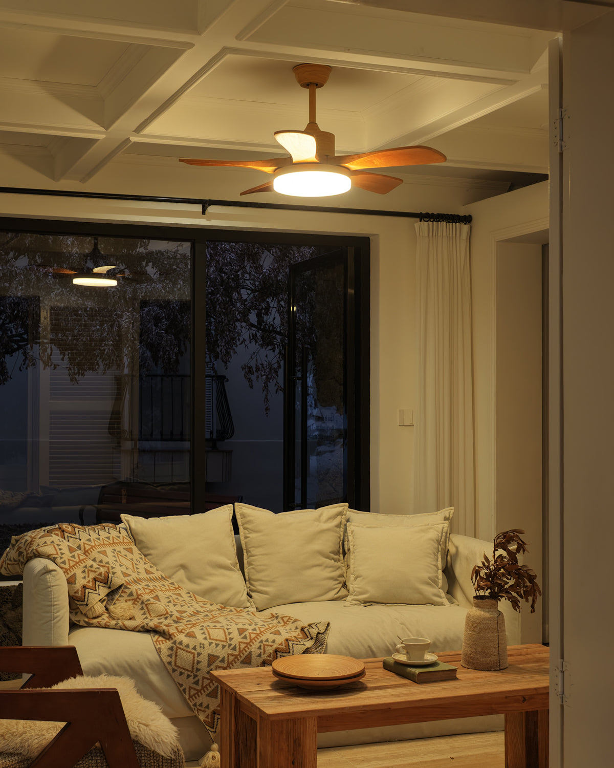 WOMO Ventilateur de plafond Scandinave-WM5002