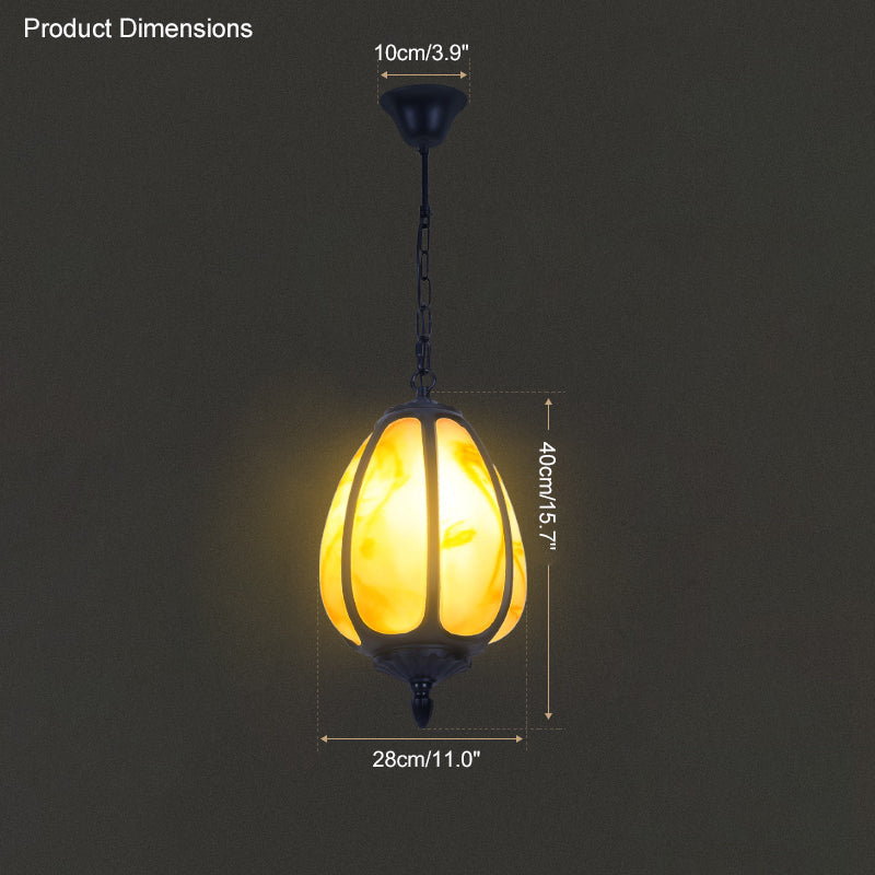 WOMO Luminaire Suspendu Extérieur en Forme de Citrouille - WM9032
