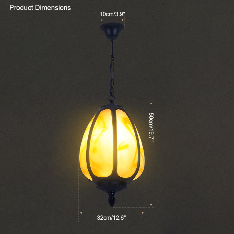 WOMO Luminaire Suspendu Extérieur en Forme de Citrouille - WM9032