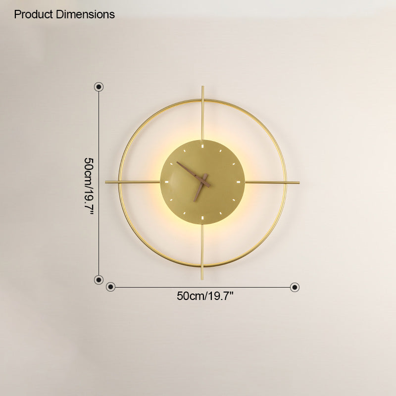 Horloge murale WOMO avec lumière LED-WM6085
