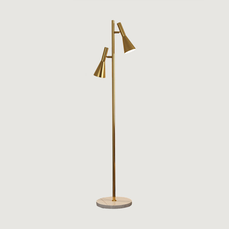 WOMO Lampadaire à 2 ampoules réglable-WM7067