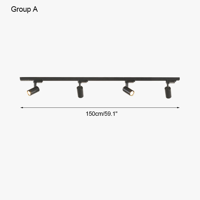 Suspension WOMO Spotlight pour éclairage sur rail-WM2163
