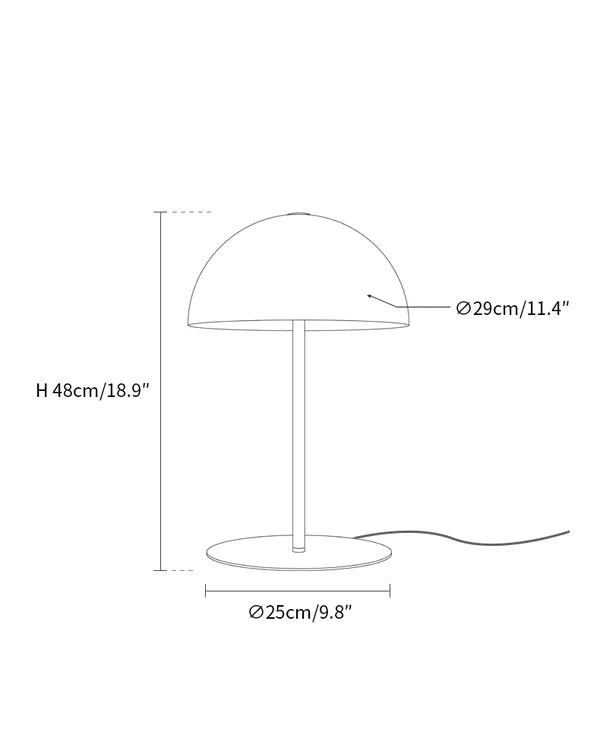Lampe de table WOMO Dome-WM8013