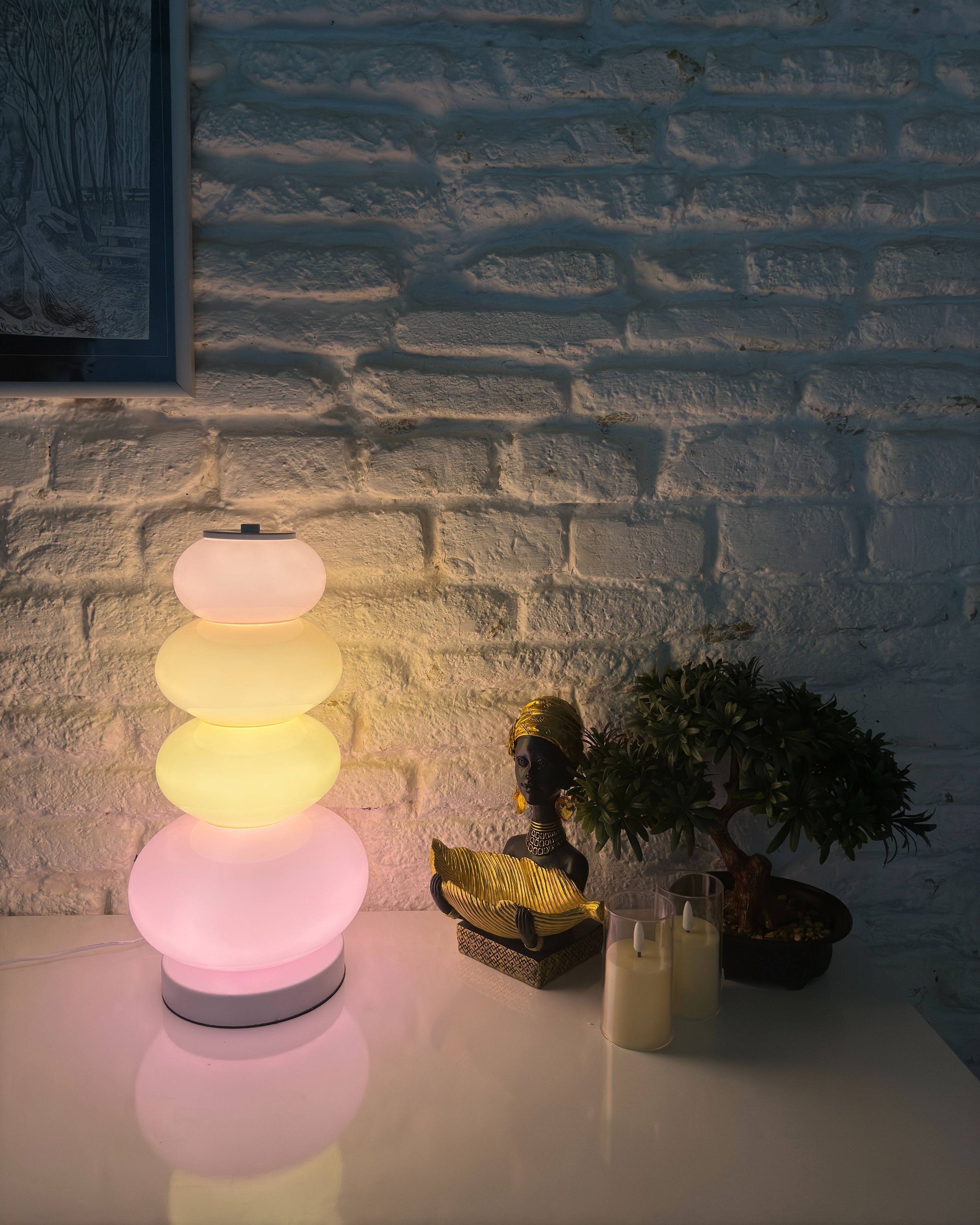 WOMO Lampe sur Pied Colonne Brochettes Bonbon - WM7012