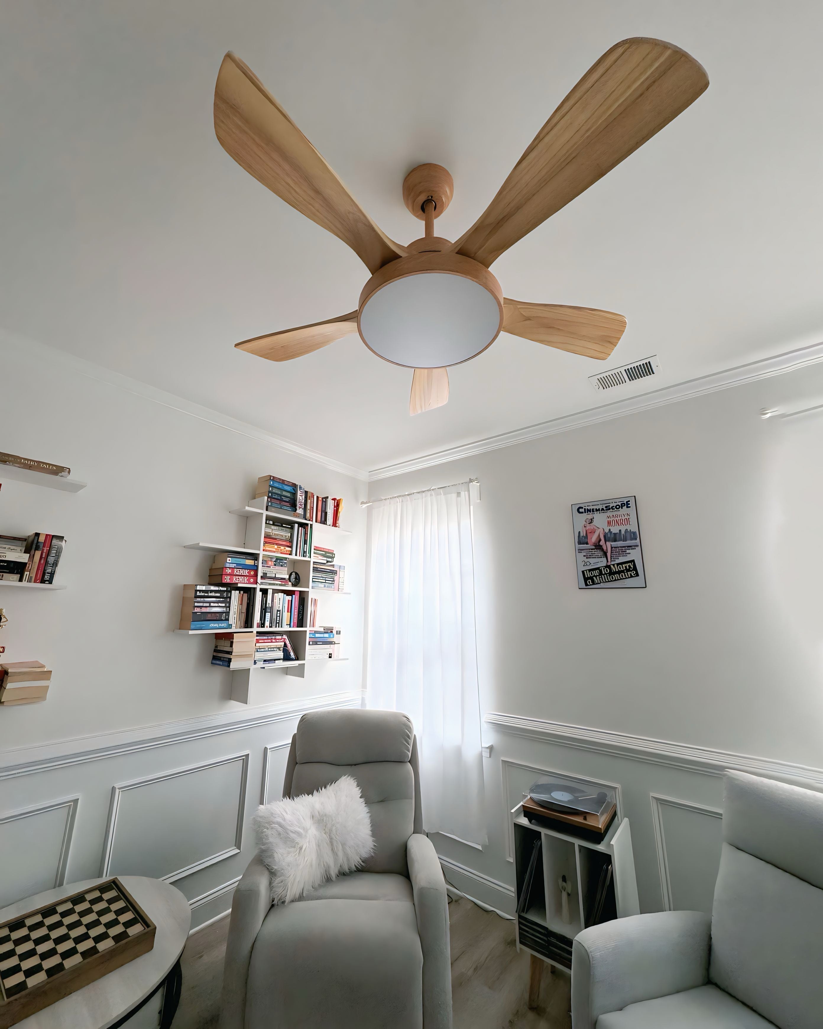 WOMO Ventilateur de plafond Scandinave-WM5002