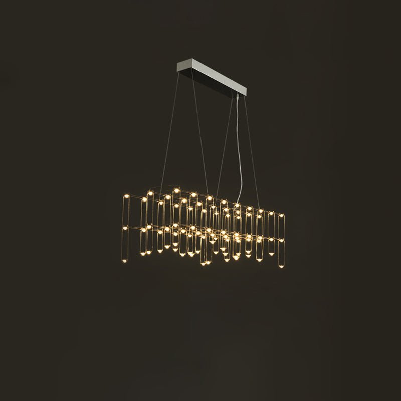Lustre sculptural rectangulaire WOMO-WM2200