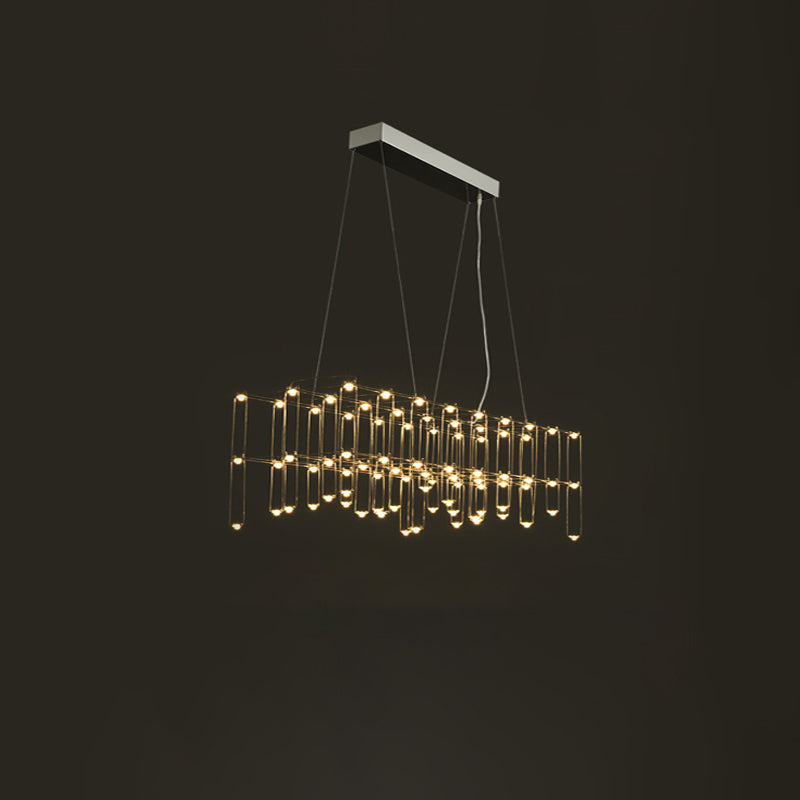 Lustre sculptural rectangulaire WOMO-WM2200