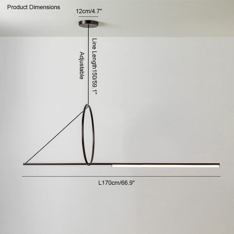 WOMO Suspension Lineaire Led Design-WM2135