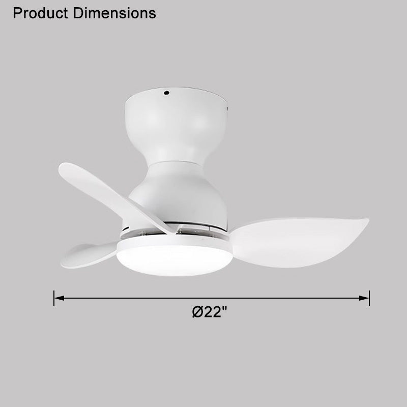 WOMO Petite lampe de ventilateur de plafond encastrée-WM5098
