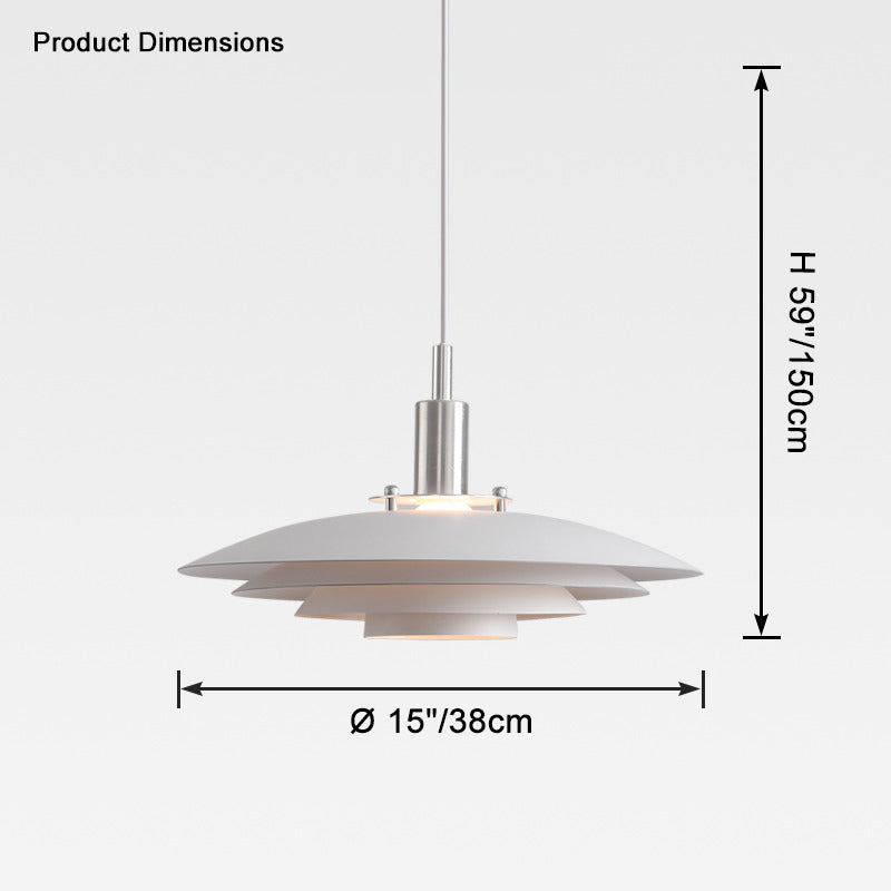 WOMO Suspension Metal Blanc pour Cuisine Design-WM2656