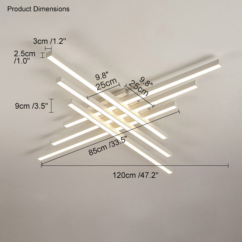 WOMO Plafonnier Multiple Long Led-WM1004
