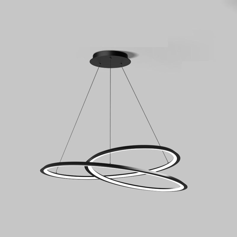 WOMO Lustre Tourbillon Led Noir-WM2073