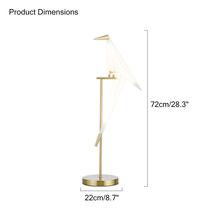 WOMO Crane Origami Bird Lampe de table-WM8006