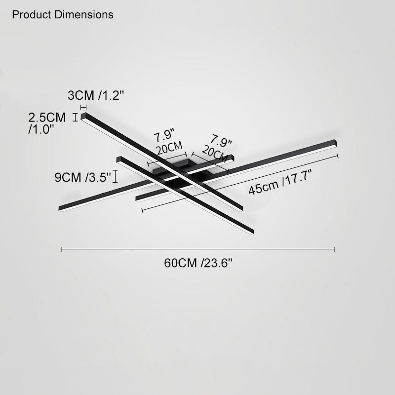 WOMO Plafonnier Multiple Long Led-WM1004