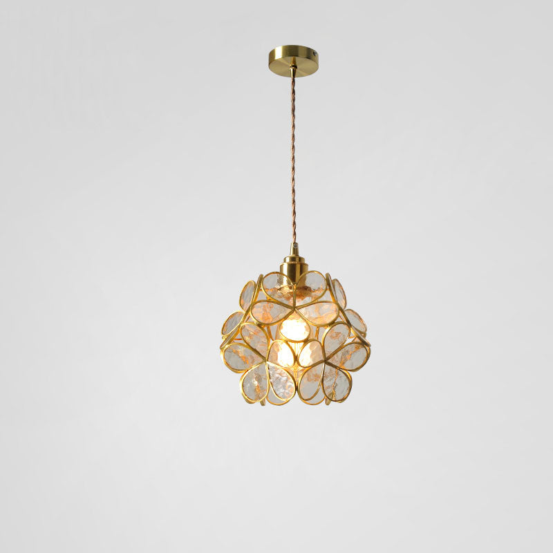 WOMO Suspension Petit Fleur Verre Romantique-WM2100