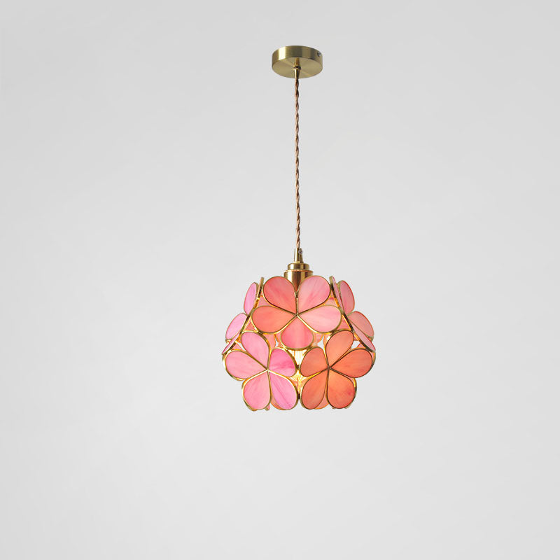 WOMO Suspension Petit Fleur Verre Romantique-WM2100