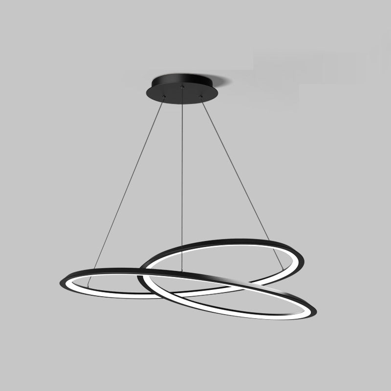 WOMO Lustre Tourbillon Led Noir-WM2073