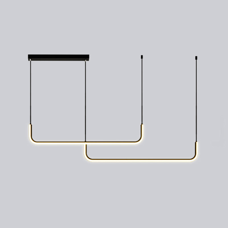 WOMO Suspension Lineaire Led Minimaliste-WM2001