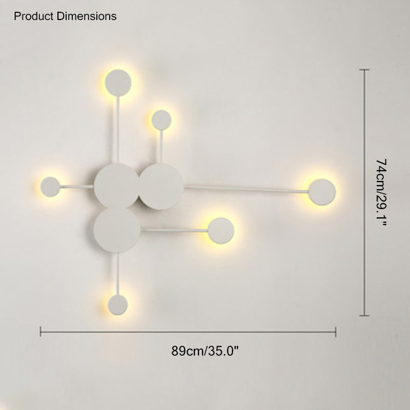 WOMO Appliques Murale Sculpturale Multi-Lumières - WM6011