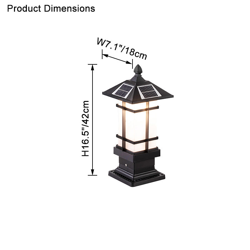 WOMO Luminaire Extérieur Carré pour Pilier - WM9063