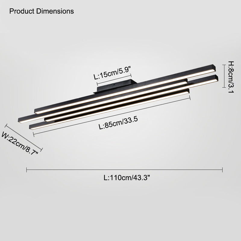 Lustre LED linéaire sans fil WOMO-WM2012