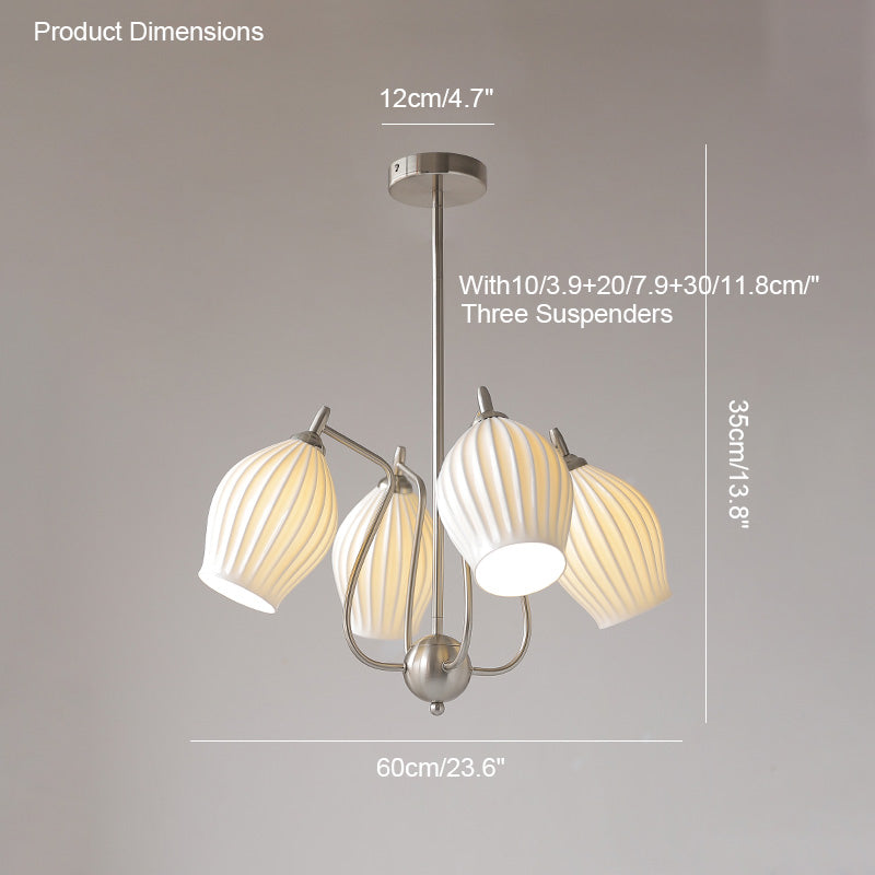 WOMO Lustre Multiple Abat Jour Céramique-WM2121