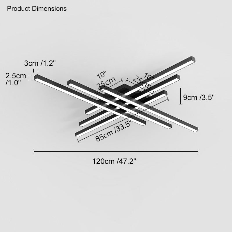 WOMO Plafonnier Multiple Long Led-WM1004