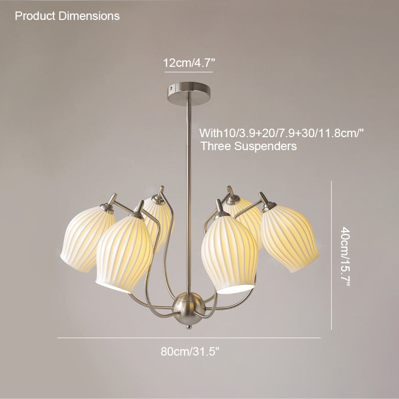 WOMO Lustre Multiple Abat Jour Céramique-WM2121