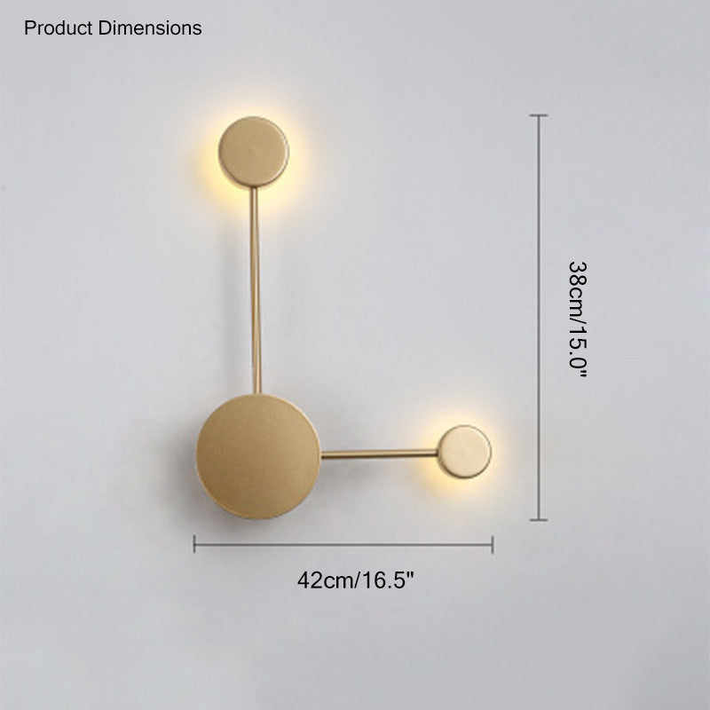 WOMO Appliques Murale Sculpturale Multi-Lumières - WM6011