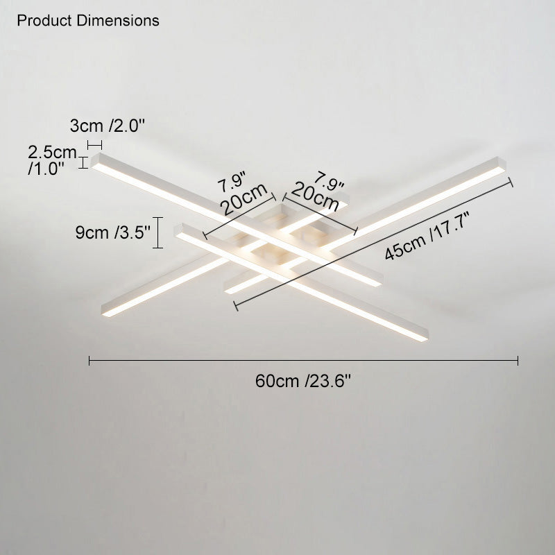 WOMO Plafonnier Multiple Long Led-WM1004