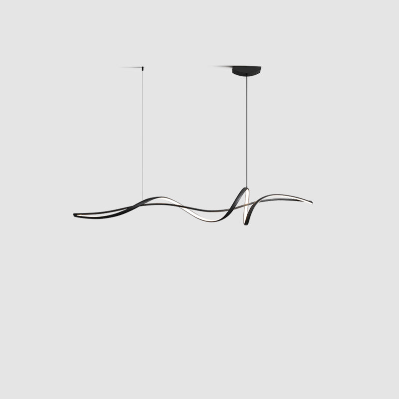 WOMO Suspension Lineaire Vague Led Minimaliste-WM2299