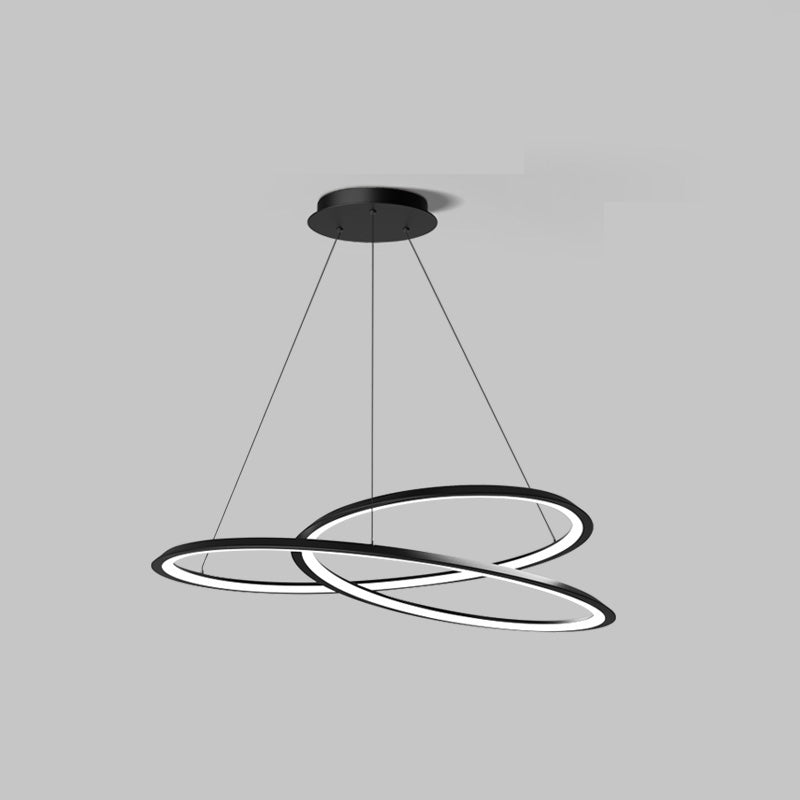 WOMO Lustre Tourbillon Led Noir-WM2073