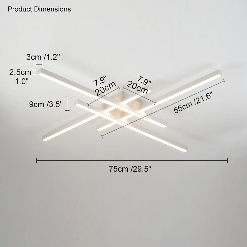 WOMO Plafonnier Multiple Long Led-WM1004