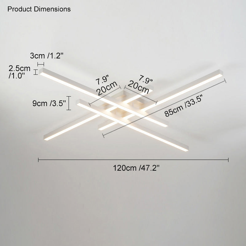 WOMO Plafonnier Multiple Long Led-WM1004
