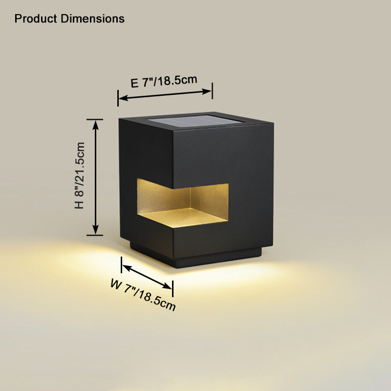 WOMO Luminaire Solaire pour Pilier - WM9178