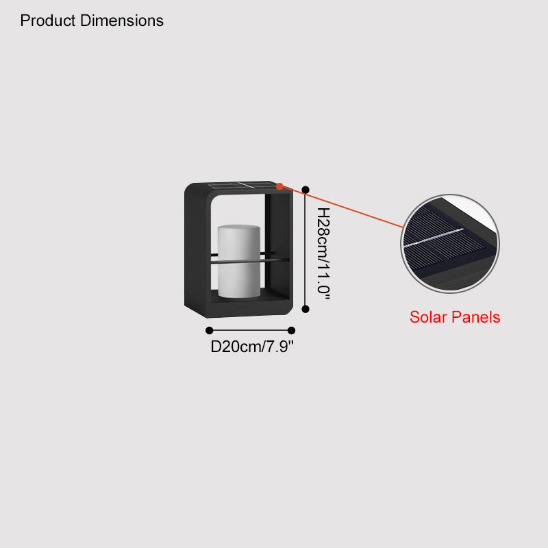 WOMO Applique Murale de sol Solaire-WM9007