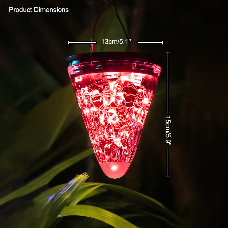 WOMO Lanterne Hue fraise suspendue solaire-WM9040